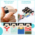 Mabor 8Pcs Cute Salaryman Erasers, Bald Uncle Desk Novelty Erasers for Kids and Office Supplies