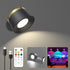 LED Wall Sconces Set of Two, Rechargeable Battery Operated Wall Lights with