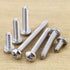 #10-24 x 1 Pan Head Machine Screw - Phillips Drive, 304 Stainless Steel 18-8, Bright Finish, 50 Pcs Fully Threaded