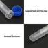 Centrifuge Tubes 10ml Round Bottom Plastic Test Tube Vials with Graduation and Writing Area, Pack of 20