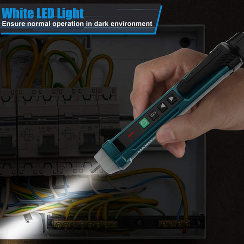 Non-Contact Voltage Tester with 9 Gear Adjustable Sensitivity, LCD Display AC Circuit Tester Tool