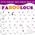 Haooryx 62Pcs Halloween Ghost Bulletin Board Decoration Set - Ghost Patterned Paper Cut-Outs for Halloween Party Decor