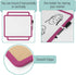 Mr. Pen Dry Erase Board, 14” x 11” Small White Board with Black Marker, Magenta Frame for Kids and Students