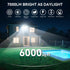 6500K IP65 3-Head LED Security Lights Motion Sensor Outdoor Lights, Daylight, Waterproof, Dusk to Dawn, Motion Detected