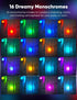 33 100 (16Color Minetom Color Changing Globe String Lights, Feet Led Fairy Lights Plug in with Timer Remote, Christmas