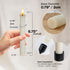 WYZworks 6.75" LED Flameless Mini Taper Candles with Flicker Mode, Battery Operated, 12-Pack, Ivory