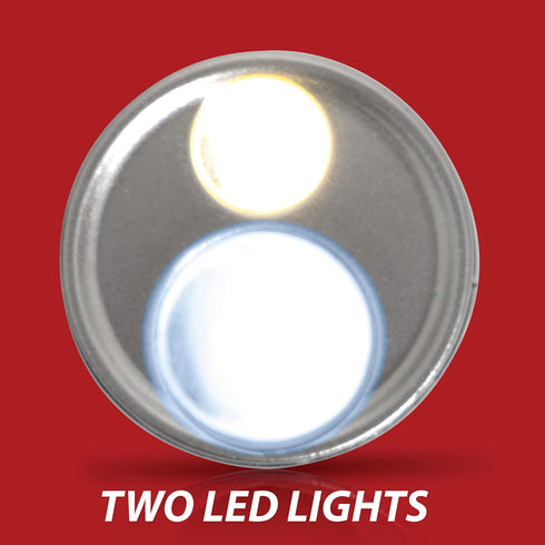 Dual Beam Penlight for Nurses, Students & Medical Doctors, USB LED Rechargeable with Pupil Gauge & 4 cm Measurements