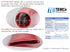TEMCo 1/2" Marine Heat Shrink Tube 3:1 Adhesive Glue Lined 4 ft RED