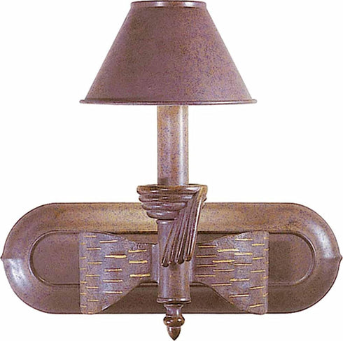Volume Lighting V7911-66 1-Light Bathroom Wall Sconce, Prairie Rock/Gold