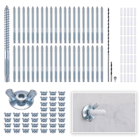 Otoolling 40 Set 1/4 in. -20x 2 inch Hurricane Anchoring Kit Hurricane Hardware