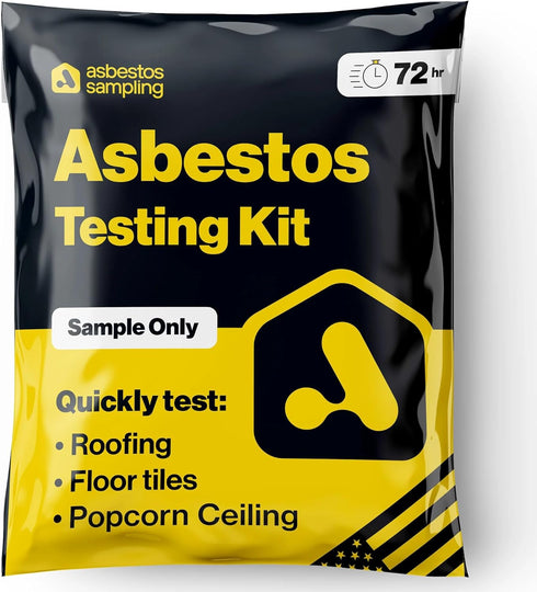 Asbestos Test Kit - Sample Only Testing, 72hr NVLAP Lab Result with Testing Fee Included