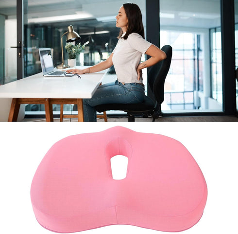 TITA-DONG Tailbone Donut Pillow for Pain, Ergonomic Hollow Core Orthopedic Donut Cushion for Office and Home, Memory