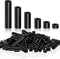 Outus 120 Pcs Electrical Outlet Screws Spacers, Rubber Round Space for Electrical Box Switch and Receptacle