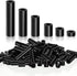 Outus 120 Pcs Electrical Outlet Screws Spacers, Rubber Round Space for Electrical Box Switch and Receptacle