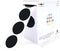 PARLAIM 1" Black Round Color Coding Circle Dot Labels, 1000 Stickers on a Roll