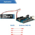 5 I2C 0.91 Inch I2C I2C 3.3V 5V(White Frienda Pieces Display Module OLED Display Module OLED Screen Driver DC