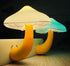 7 ZEZHOU Sensor LED Mushroom Night Light Plug in Wall Mushroom Light Magic Color Changing, Mini Dream Bed Colourful