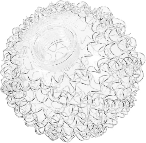 Hemobllo Ball Glass Lampshade Replacement for Pendant Lights Stylish Wire Design Easy