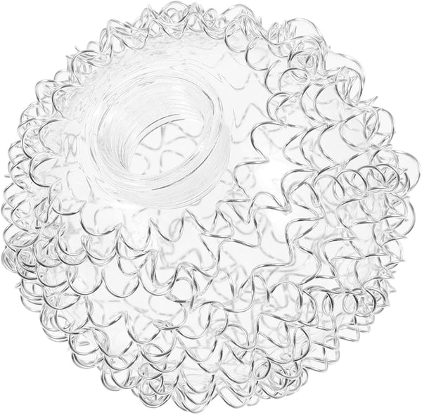 Hemobllo Ball Glass Lampshade Replacement for Pendant Lights Stylish Wire Design Easy