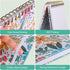 Spiral Notebook, B5 Lined Journal for Women, Hardcover with 2 Pockets, College Ruled, 160 Pages, 7.48" x 10"