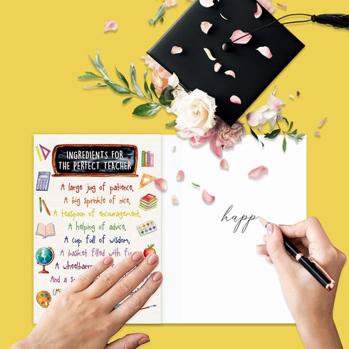 Beixian Heartfelt Teacher Appreciation Card - Perfect Thank You Gift for Educators