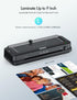 Laminator Machine, 9-Inch Thermal Laminator with Built-in Paper Trimmer, Punch, Corner Rounder, 10 Pouches Sheets for
