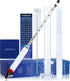 Hydrometer Alcohol Meter Kit for Liquor, 0-200 Proof and Tralle, Alcohol Tester with Test Jar for Distilling Spirits
