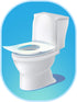 Rockland Guard Toilet Seat Cover - Flushable & Disposable for Bathroom - Travel Essentials for Kids & Adults, 50-Count