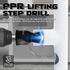CSOOM 3PCS PPR Lifting Step Drill Set for Water, Drainage, Ventilation Pipes - Pipe Opening Tools