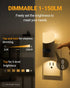 1-150LM Dimmable 2 Pack Lyridz LED Night Lights Plug into Wall with Motion Sensor, Plug-in Nightlight Indoor