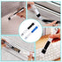 15-Piece Set (6 Crevice Cleaning Brush Narrow Gap, Grout Line & Window Track Brushes for Bathroom, Kitchen, Car Vents
