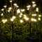 Solar Flowers Lights Garden Decor, 2Pack 40LED Waterproof Fairy Lights for Outdoor Yard and Lawn Decorations