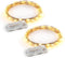 2 Sets of 20 LEDs Warm White String Lights, Silver Wire, Indoor and Outdoor, 6.5 Feet
