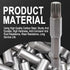 1pcs M8 Triple Square Spline Bit Socket for Electric and Pneumatic Tools, 1/4" Shank, 12 Point