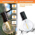 RYKUG 50FT 27 G40 Bulbs (2 LED Outdoor String Lights with Spare) Connectable Yard Hanging Lights for Party Tents Patio