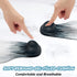 Hsurbtra Ergonomic Mouse Pad, Cute White Forest Gel Mouse Pads with Wrist Rest Support, Non-Slip PU Base, Memory Foam