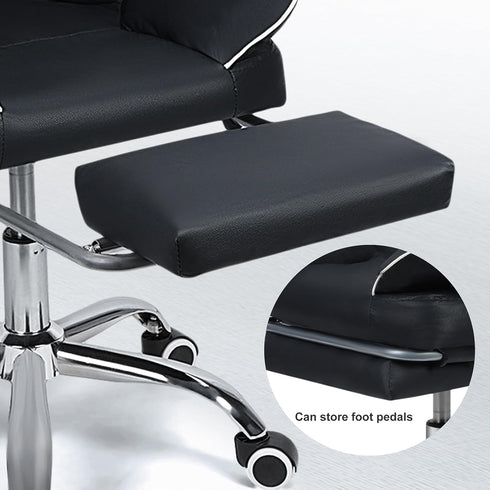 GYMNASTIKA (400lbs) Home Office Desk Chair, High Back Adjustable Desk Chair Ergonomic Office Chair Swivel Computer PU