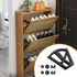 Jwthee 2 Shoe Cabinet Hinges, Layers Shoes Drawer Cabinet Hinges Flip Frames Turning Rack Replacement Cabinet Flip