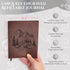 Sunny Lark Mountains Leather Journal | Refillable Leather Journal for Women & Men | Travel Journal with Outdoor