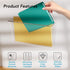 MaxGear Acrylic Wall File Organizer - 4 Pockets Clear Wall Mounted Holder for Office, School, Home