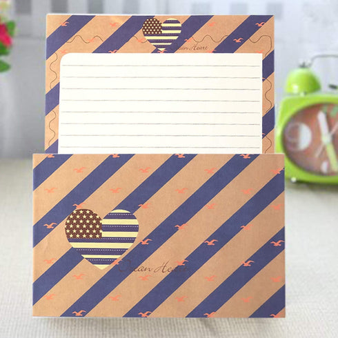 SCStyle 48Pcs Stationery Set, 32 Cute Kawaii Design Writing Paper with 16 pcs Envelopes