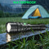 XHP70 5 Led Tactical Flashlight, Custom Design Picatinny Rail Mount Flashlight Rifle Light Electric Flashlights, Modes