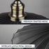 Dimming 5.9ft Plug in Pendant Light Stepless Hanging Lamp Lotus Leaf Lampshad, Industrial Hanging Light with Cord Metal