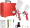 HVLP Air Gravity Spray Gun Set, 2 Pcs Sprayer Paint Gun Kit,