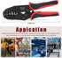 Zhushan Heat Shrink Connector Crimping Tool, AWG 22-10, Ratcheting Terminal Crimper for Electrical Wire