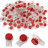 UR IDC Connector LUORNG, 100 PCS Red Clear Data Phone Wire Butt Splice 3 Ports Connectors