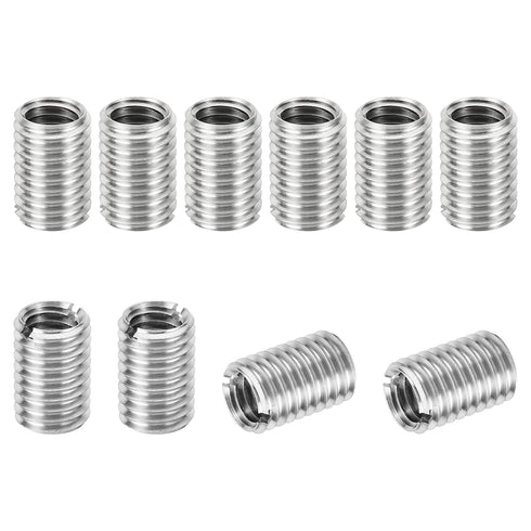 PATIKIL Thread Adapters Sleeve Reducing Nut, 10 Pcs M10*1.5 Male to M8*1.25 Female Repairing Insert Nut Screw Reducer.