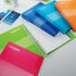Kokuyo Campus Slide Binder, B5, 26 Holes, Up to 100 Sheets, Transparent Stripes, Japan Import