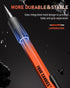 Four Candies 3PCS 1.3mm Mechanical Pencil Set with Case, Metal Heavy Duty Carpenter Pencils, 48 Refill