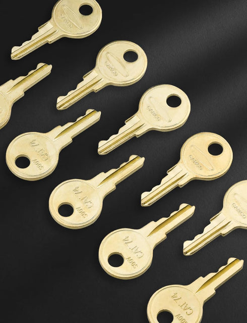 10-Pack 33043 CAT74 74 Dispenser Keys for Bobrick, Toilet Paper Towel Dispenser Key Compatible with Janitor Bobrick Cat